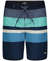 Quiksilver Big Boys Striped Water-Repellent Board Shorts