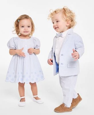 First Impressions Baby Sibling Seersucker Sets Exclusively At Macys