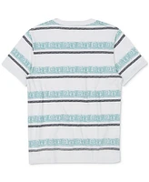 Quiksilver Big Boys Global Heat Striped Cotton T-Shirt