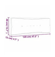 vidaXL Pallet Cushions 3 pcs Red Fabric