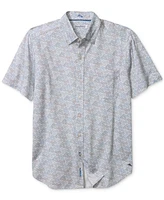Tommy Bahama Men's San Lucio Tri Leaf Classic-Fit Geo-Print Button-Down Shirt