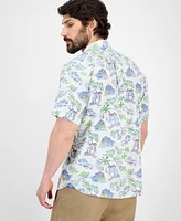 Tommy Bahama Men's Tortola Paradise Isle Regular-Fit Printed Button-Down Shirt
