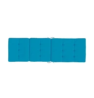 vidaXL Deck Chair Cushions 2 pcs Light Blue Oxford Fabric