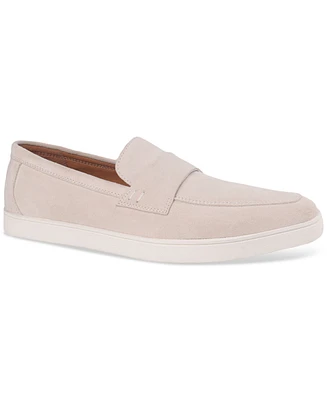 Alfani Men's Callumm Suede Slip-On Saddle Loafers, Exclusively at Macy's