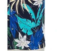 Cubavera Men's Tropical Print Short Sleeve Button-Down Shirt