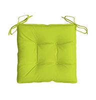 Chair Cushions 4 pcs Bright Green 19.7"x19.7"x2.8" Oxford Fabric