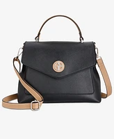 Giani Bernini Saffiano Top Handle Flap Small Top Handle Crossbody, Exclusively at Macy's