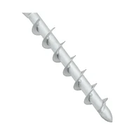 In-Ground Parasol Base with Rod 6.3"x6.3"x20.5" Steel