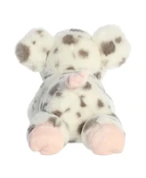 Aurora Medium Speckles Spotted Pig Flopsie Adorable Plush Toy White 12