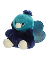 Aurora Mini Elton Peacock Palm Pals Adorable Plush Toy Blue 5