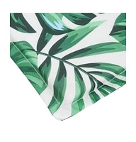 Sun Lounger Cushion Leaf Pattern Oxford Fabric