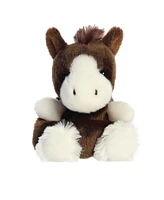 Aurora Mini Darius Clydesdale Palm Pals Adorable Plush Toy Brown 5"