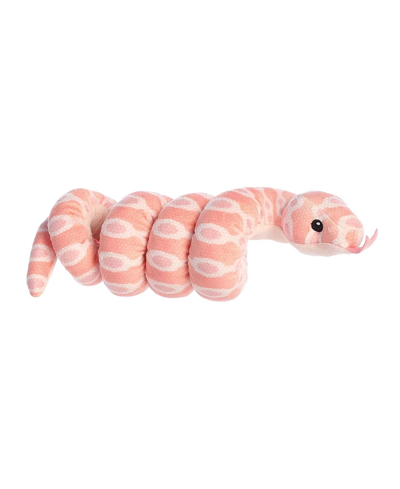 Aurora Small Wrist Wranglers Snow Corn Snake Snake Playful Plush Toy Pink 8"