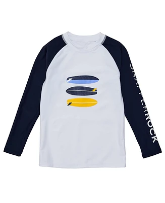Snapper Rock Big Boys Wave Break Ls Rash Top