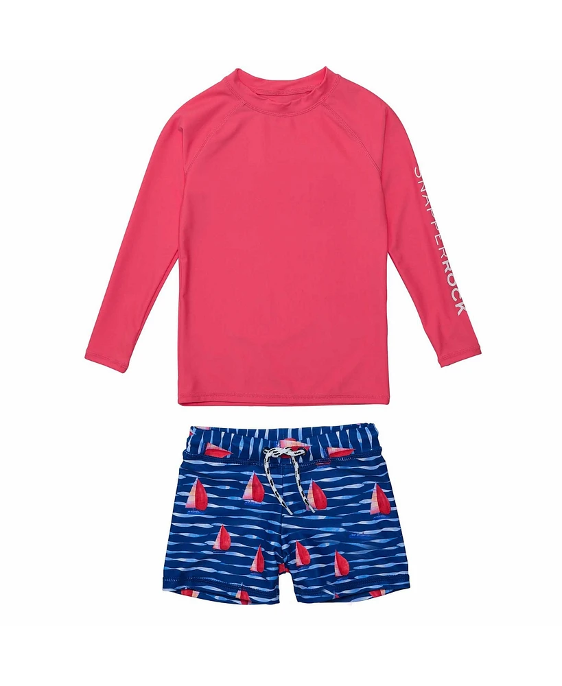 Snapper Rock Boys Sailboat Ls Set