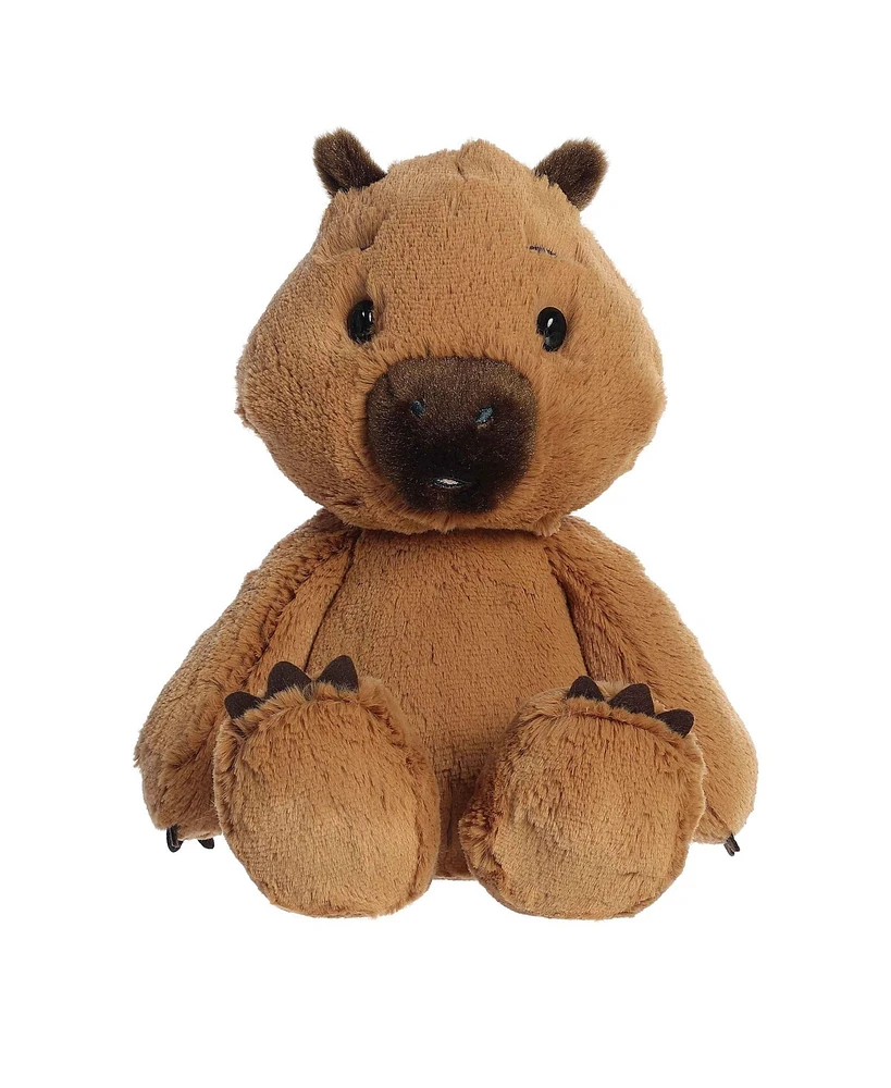 Aurora Large Carsie Capybara Menagerie Super Huggable Plush Toy Brown 12.5"