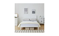 Slickblue Platform Bed Frame with Headboard for Stylish and Comfortable Bedroom Design