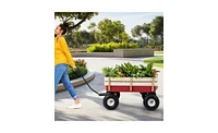 Garden Cart – Durable Outdoor Rolling Cart for Lawn, Gardening, and Yard Work