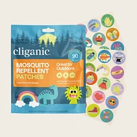 Cliganic Mosquito Repellent Patches - Positive Vibes - 180 Count