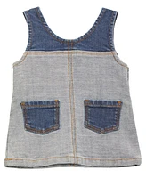 Guess Baby Girl 2-Piece Jersey Bodysuit and Denim Skirt