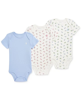 Polo Ralph Lauren Baby 3-Pk. Cotton Bodysuits