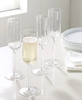 The Cellar Optic Champagne Glasses, Set of 4, Exclusively at Macy's