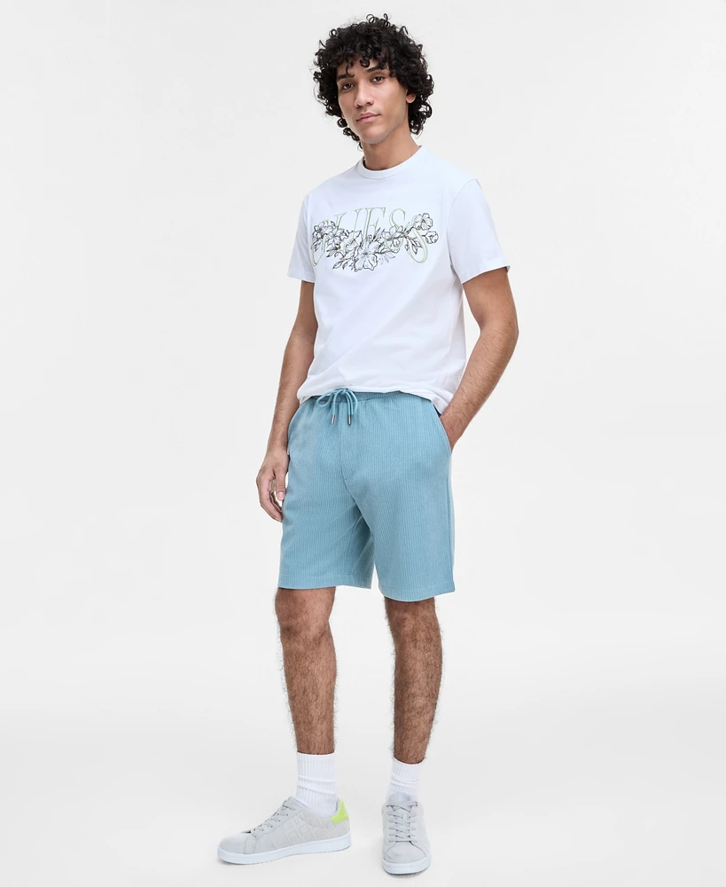 Guess Men's Baron Textured Knit Shorts
