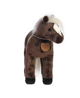 Aurora Medium Showstoppers Black Forest Horse Breyer Exquisite Plush Toy Brown 11.5"