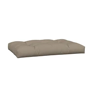 Pallet Cushions 3 pcs Taupe Fabric