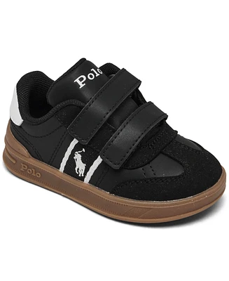 Polo Ralph Lauren Toddler Kids Heritage Court Ii T-Toe Fastening Strap Casual Sneakers from Finish Line