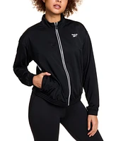 Reebok Women's Tricot Full-Zip Logo Jacket