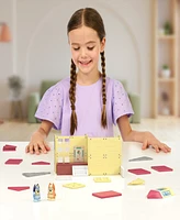 Tile Town Bluey Heeler Home Magnetic Tiles Playset, 46 Piece