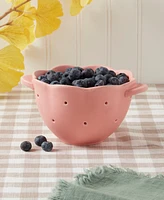 Haven 7" Scalloped Stoneware Berry Basket