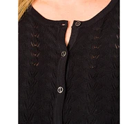Melissa Paige Plus Button-Down Sweater, Exclusively at Macy's