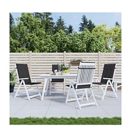 vidaXL Garden Highback Chair Cushions pcs 47.2"x19.7"x1.2" Fabric