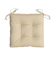 Chair Cushions pcs Beige 15.7"x15.7"x2.8" Oxford Fabric