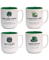 Certified International St. Patrick's Day Mugs, Set of 4