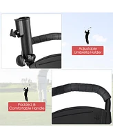 Foldable 3 Wheel Golf Pull Push Cart Trolley
