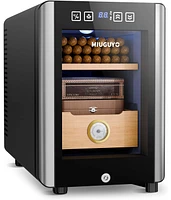 Miuguyo 16L Electric Cigar Humidors, Cigar Humidor for 100 Cigars, Cooling, Heating Temperature Control System