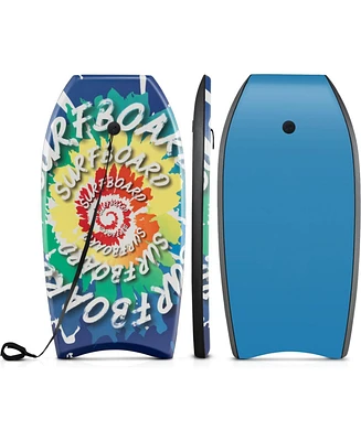 33 Inches Lightweight Body Board Boogie Board with Eps Core Xpe Deck Hdpe Bottom Multicolor4