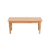 Jofran Colby 42"" Traditional Classic Solid Hardwood Bench