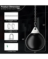 21 Inch Water Punching Bag with Adjustable Metal Chain