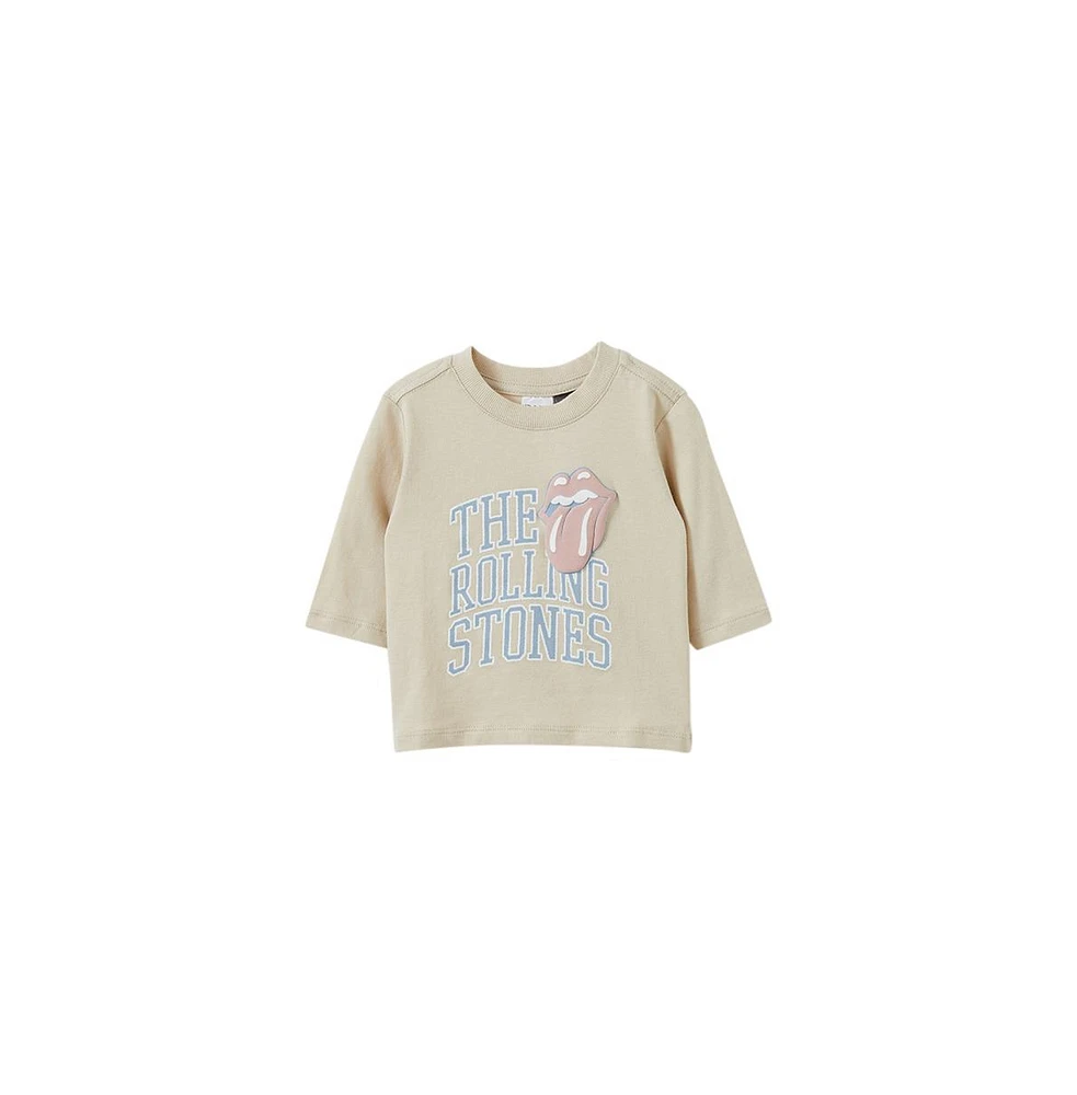 Cotton On Baby Boys Jamie Long Sleeve Graphic Print Tee - License