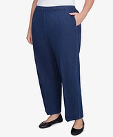 Alfred Dunner Plus Size Free Spirit Short Length Denim Jeans