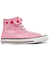 Converse Little Girls' Chuck Taylor All Star Valentine's Day High Top Casual Sneakers from Finish Line