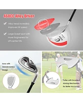 10 Pieces Ladies Complete Golf Club Set with Alloy Driver