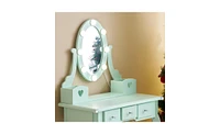 Kids Vanity Set with Mirror and Lights – Adjustable Lighted Dressing Table for Girls