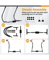 Fitness Ab Trainer with Padded Head and Neck Support