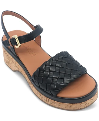 Gentle Souls Women's Dorris Woven-Band Sandals