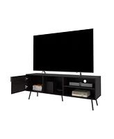 Fm Furniture Mescal Tv Stand Multistorage with a Door and Open Storage